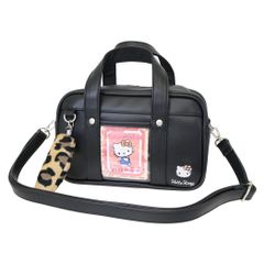 当時物レトロ】90年サンリオ ハローキティ 3WAY サッチェルバッグ 黒