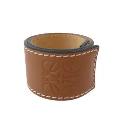 LOEWE ロエベ アナグラム ロゴ スモール スラップ レザー ブレスレット ブラウン系【中古】のサムネイル