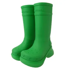 格安　カニエ着用　バレンシアガ　クロックス　ラバーブーツ 39 美中古 2026年最新】balenciaga crocs bootsの人気アイテム - メルカリ