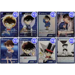 【名探偵コナンTCG】江戸川コナン デッキパーツ 19枚セット 青属性 パートナー2種 まとめ売り