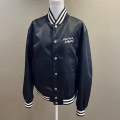 メゾンキツネ ネイビースタジャン maison kitsune varsity navy ジャケットのサムネイル