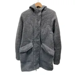 【中古】　DIESEL　ウールジャケット　アウター　フード　フルジップ　ダブルジップ　無地　サイドポケット　古着　/2412のサムネイル