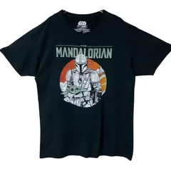 CHM STAR WARS マンダロリアン ベビーヨーダ プリントTシャツ ブラック MAD ENGINE メンズ レディース ユニセックス 古着 半袖 キャラクター
