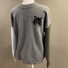 レア MAISON KITSUNE メゾンキツネ インターシャ コンフォート カラーブロックのサムネイル