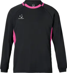 ムーブスポーツ MOVESPORT バレーボール  長袖バレーシャツ  SV6SLT03U BKWH ブラック×ホワイト