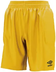 アンブロ umbro サッカー GKパンツ 脇パッド付 メンズ ハーフパンツ ショートパンツ ボトムス 吸汗速乾 トレーニング フットボール ゴールキーパー 部活 練習 試合 新入部員 男性  UAS6700GP YEL イエロー