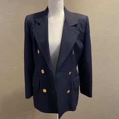極美品 Ralph Lauren 金ボタン ダブル 紺ブレザー ネイビー 9 - メルカリ