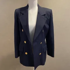 GIVENCHY C.GIVENCHY ジャケット ネイビー ジャケットフランス製 VINTAGE GIVENCHY ジバンシイ  飾りボタン サイズ10　M～L相当のサムネイル