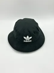M adidas アディダス ロゴ ブラック バケットハット 帽子
