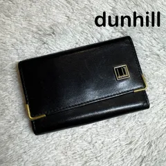 dunhill ダンヒル キーケース レザー ブラック ゴールド金具
