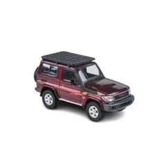 JADI B トヨタ ランドクルーザー 71 14 レッド LHD ルーフラック付 1/64スケール PA55565