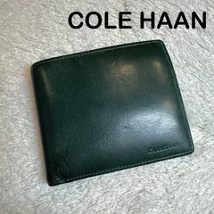 COLE HAAN コールハーン 二つ折り財布 本革 レザー グリーン ユニセックス
