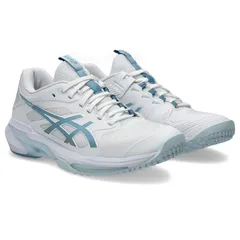 アシックス asics SOLUTION SPEED FF 4 OC STANDARD テニス シューズ (1042a306-102)、(102)WHITE/SABA
