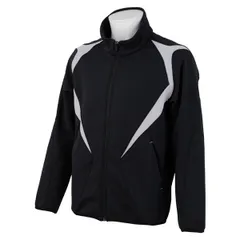 デサント DESCENTE ボンディングストレッチコート メンズ アウター フルジップ 防寒 防風 保温 ストレッチ はっ水 グラコン ベースボール 部活動 クラブ チーム トレーニング  DR219 BLK ブラックのサムネイル