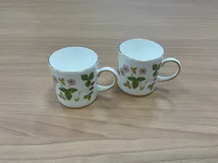 MK 263624927 ウエッジウッド　ワイルドストロベリー　マグカップ2点