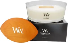 WoodWick アロマキャンドル 焚火 ウッドウィック ハースウィック キャンドル 焚き火の音がするキャンドル ギフト 女性 プレゼント 香り アロマ (ホワイトティ―＆ジャスミン)