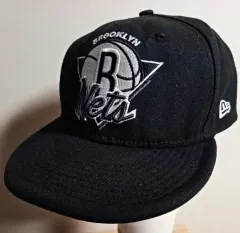 NEW ERA ニューエラ ブルックリン Brooklyn ネッツ Nets NBA エヌビーエー スナップバック 帽子 キャップ ユニセックス フリーサイズ