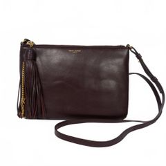 Yves Saint Laurent フリンジ ショルダーバッグ タッセル Yves Saint Laurent フリンジ ショルダーバッグ タッセル 黒 - メルカリ