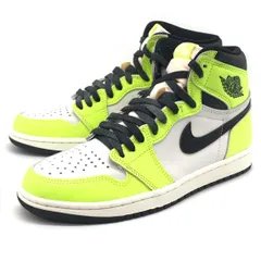 【倉吉店】 中古 NIKE | ナイキ スニーカー AIR JORDAN 1 RETRO HIGH OG 55088-702 ボルト/セイル-ブラック 25.5cm 【126】