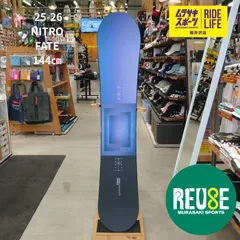 USE608【ムラスポ公式】NITRO　ナイトロ　FATE　フェイト　144cm　25-26　レディース　極上品　スノーボード　中古品（USED）のサムネイル