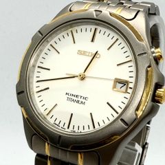 SEIKO Kinetic GMT 100m 防水腕時計 ジャンク - メルカリ