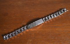 メキシコ製 シルバー925 IDブレスレット 喜平 21cm ヴィンテージ