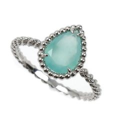 ど*ょ様 【最終値下げ/美品】ブシュロン セルパンボエム リング アクア 
