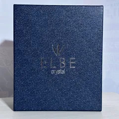 ELBE crystal チェコ製 クリスタルグラス ペアセット