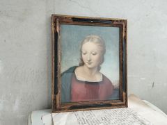 メアリー・カサット、「赤い胴着の女性と赤ん坊」、希少な画集より