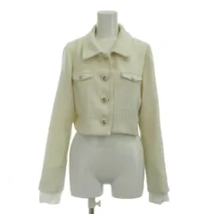 ダズリン dazzlin ジャケット 白 F スパンコール装飾 /JP