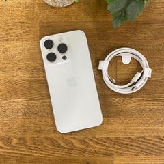 極美品　iPhone 15 pro 512GB 海外版　シャッター音なし iPhone 15 Pro 512GB - ホワイトチタニウム（SIMフリー）[整備済製品