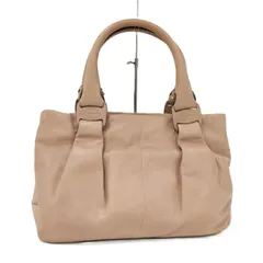 Salvatore Ferragamo ハンドバッグ レザー ベージュ AU-21/8151