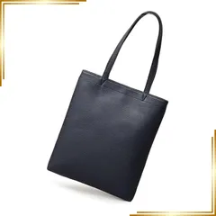 【新品】 【A4がすっきり入る】ミニトートバッグ メンズ レザー 小さめ 縦型 手提げ 肩掛け 撥水 防汚 快適 【 ON/OFF兼用 2way 天然牛床革 厚さ3cm 軽量 480g シンプルデザイン 】 革 男性 ユニセックス オフィス ビジネス カジ 1
