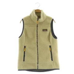 エルエルビーン L.L.BEAN マウンテンパイルフリースベスト ボア ジップアップ XS アイボリー /MY ■OS