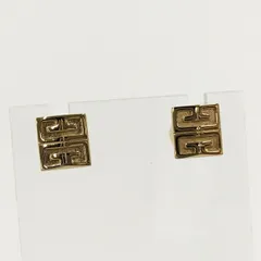 GIVENCHY ジバンシー ロゴ ピアス ゴールド メッキのサムネイル