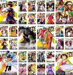 ONE PIECE 원피스 17th 시즌 드레스 로자편(30장 세트) 제629화~제746화[전권 세트 애니메이션 중고 DVD]렌탈 떨어진다