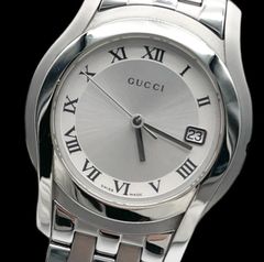 グッチ GUCCI 5500M メンズ 腕時計 磨き済み 電池新品 s2278 - メルカリ