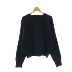 コラージュ ガリャルダガランテ COLLAGE GALLARDAGALANTE 24AW ジップスウェットライクニット セーター 長袖 F ネイビー /DO ■OS