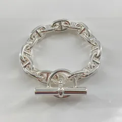 HERMES(エルメス)　シェーヌダンクル　PM　15コマ　ブレスレット　34.6g　Ag925　シルバー