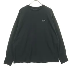 美品 VIVIENNE TAM ヴィヴィアンタム ワンポイント 長袖 Tシャツ 38 ブラック ロンT レディース 古着のサムネイル
