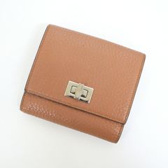 FENDI 三つ折り財布 ブラウン - メルカリ