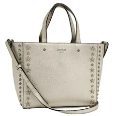 JIMMY CHOO 2WAYバッグ ミニペガシ スタースタッズ ゴールド レザーのサムネイル