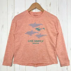 ✉️Kid's S ピンク系 2021 Patagonia ( パタゴニア ) キャプリーン クール デイリー カットソー LPME ポリエステル ウェア トップス インナー シャツ ショートスリーブTシャツ クルーネック 化繊 z0005