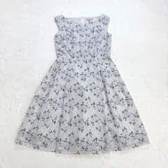 【値下げ】TOCCA MADONNA LILY ドレス ワンピース 刺繍 総レース 2サイズ　きれいめ　フォーマル