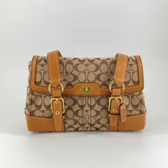 COACH（コーチ） シグネチャー柄 11060 ハンドバッグ ブラウン