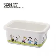 豊琺瑯 スヌーピー「グリーンフィールド」ホーローレクタングルストッカー・M SNJ-2416