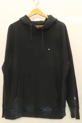 【中古】 CHAMPION メンズパーカー M REVERSE WEAVE パーカー CHAMPION M 紺 ネイビー ロゴ