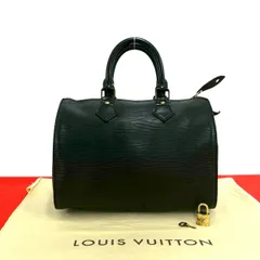 極 美品 袋付き LOUIS VUITTON ルイヴィトン ヴィンテージ スピーディ 25 エピ レザー 本革 ハンドバッグ ボストンバッグ ノワール 41943
