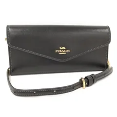 COACH クレア ウォレットチェーン ショルダーバッグ レザー ブラック CBI22