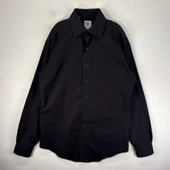 古着 ブルックスブラザーズ Brooks Brothers 長袖シャツ カラーステイ XS  ブラック系 無地 メンズのサムネイル